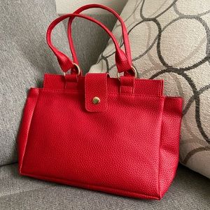 Faux leather purse